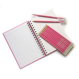 Personalised Notebooks with Pencils