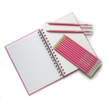 Personalised Notebooks with Pencils