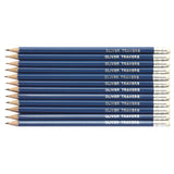 12 Hexagonal HB Pencil Embossed with Name