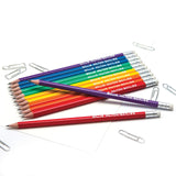 12 Hexagonal HB Pencil Embossed with Name