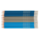 12 Hexagonal HB Pencil Embossed with Name
