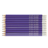 12 Hexagonal HB Pencil Embossed with Name