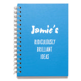 Personalised Notebooks with Pencils