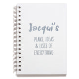 Personalised Notebooks with Pencils