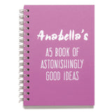 Personalised Notebooks with Pencils