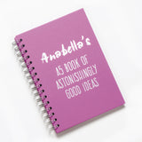 Personalised Notebooks with Pencils