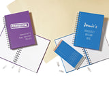 Personalised Notebooks with Pencils