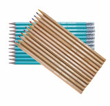 12 Natural Wood Colouring & 12 Graphite Pencils