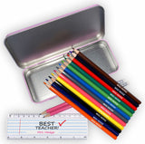 Personalised Tin Set - Best Teacher