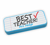 Personalised Tin Set - Best Teacher