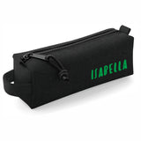 Black Block Style Pencil Case with Pencils