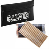 Pencil Case with 12 Colouring Pencils & 12 HB Pencils