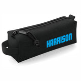 Black Block Style Pencil Case with Pencils