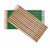 12 Natural Wood Colouring & 12 Graphite Pencils