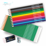 12 Colouring &  12 Graphite + Helix Eraser/Sharpener