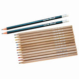 Canvas Pencil Case with 12 Colouring Pencils and 2HB Pencils