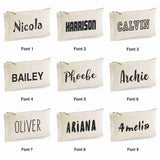 Canvas Pencil Case with 12 Colouring Pencils and 2HB Pencils