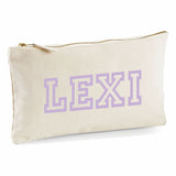 Canvas Pencil Case with 12 Colouring Pencils and 2HB Pencils