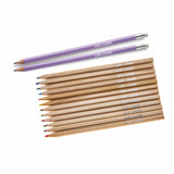 Canvas Pencil Case with 12 Colouring Pencils and 2HB Pencils