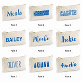 Canvas Pencil Case with 12 Colouring Pencils and 2HB Pencils