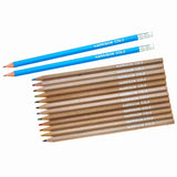 Canvas Pencil Case with 12 Colouring Pencils and 2HB Pencils