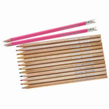 Canvas Pencil Case with 12 Colouring Pencils and 2HB Pencils