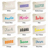 Canvas Pencil Case with 12 Colouring Pencils and 2HB Pencils