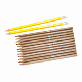 Canvas Pencil Case with 12 Colouring Pencils and 2HB Pencils