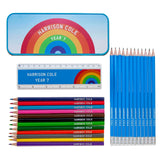 Personalised Tin Set - Rainbow Design v2