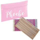 Pencil Case with 12 Colouring Pencils & 12 HB Pencils