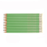 12 Hexagonal HB Pencil Embossed with Name