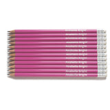 HB Round Pencils Printed with Name