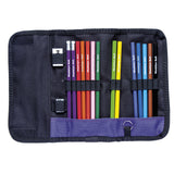 Colouring Pencils in Wrap Case