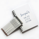 Personalised Notebooks with Pencils