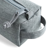 Grey Block Style Pencil Case with Pencils