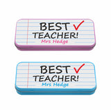 Personalised Tin Set - Best Teacher