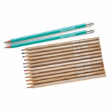 Canvas Pencil Case with 12 Colouring Pencils and 2HB Pencils