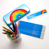 Personalised Tin Set - Rainbow Design v2