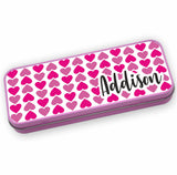 Personalised Tin Set - Heart Design