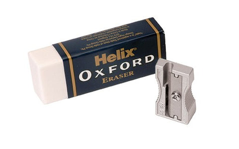 Helix Oxford Eraser & Sharpener Kit