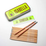 Personalised Tin Set - Avocado Design