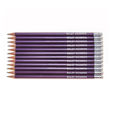 12 Hexagonal HB Pencil Embossed with Name