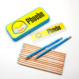 Personalised Tin Set - Smiley Emoji Design