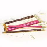 12 Hexagonal HB Pencil Embossed with Name