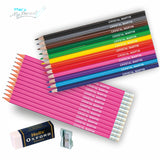 12 Colouring &  12 Graphite + Helix Eraser/Sharpener